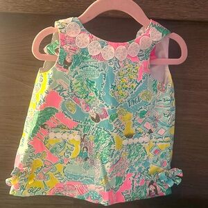 Lilly Pulitzer Baby Girl Shift Dress 6-12 months